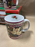 Twelve Days Of Christmas Holiday Coffee Mugs — 4 Mugs