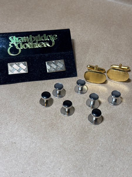 Assorted Cuff Links & Button Set