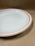 Diane Von Furstenberg Peach Colored Stripe Pasta Serving Bowl