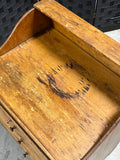 Antique Nightstand with 3 Drawers and Tray Pullout