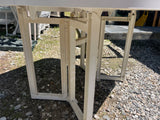 Lightweight Plastic Folding Table, 41"x41", 29"H.