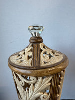 Ornate Resin Decorative Lidded Urn