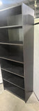 Black IKEA Bookcase A, Particle Board/Cardboard Backing