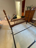 Double Bed with Metal Frame