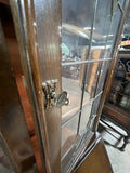 Antique Secretary with Glass Front Hutch***HEAVY ITEM***READ DETAILS ON PICK UP POLICY***