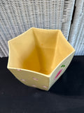 Multi Patterned Ceramic Waste Basket
