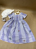 American Girl Felicity's Traveling Gown With Choker And Cap (A4)