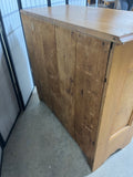 Antique Pine 4 Drawer Chest of Drawers with Carved Acorn Handles