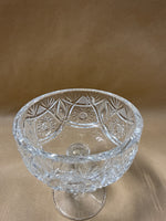 Heavy Crystal Pedestal Candy Dish