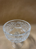 Heavy Crystal Pedestal Candy Dish