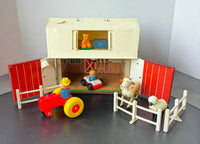Fisher Price Play Family Barn with Silo & Some Accessories
