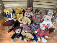 Boyd's Bears Plush Lot, 12 pc