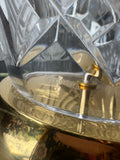 Waterford Crystal & Brass Large Kilkenny Table Lamp