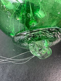 Hand Blown Green Glass Witch Ball
