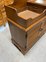 Vermont of Winooski Dry Sink, on Casters, with Removable Copper Tray