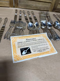 Simeon L. & George H. Rogers Company Flatware Set With Case And Papers - 68 Pieces