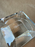 Crystal Oleg Cassini Candle Votive With Box (A)