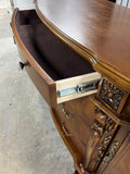 Foxcroft 2 Piece Lighted China Hutch, Cardboard Backing***HEAVY ITEM***READ DETAILS ON PICK UP POLICY***