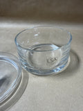 Clear Glass Vanity Jar With Lid
