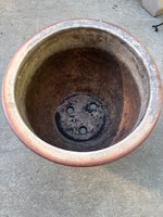 Brown Glazed Pottery Planter