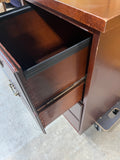 Pressed Wood Two Drawer File Cabinet