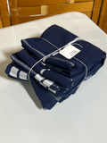 Navy Blue William Sonoma Dish Towels, Set of 8