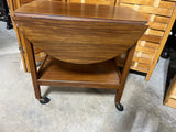 Drop Side Bar Cart on Casters