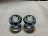 Frank M Whiting Sterling and Glass Candle Holders, 2 pc, Read Description Carefully