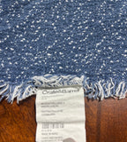 Crate & Barrel Blue Fabric Placemats, Set of 5