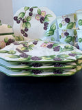 8-Piece Harry and David Blackberries China Set