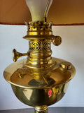 R. Ditmar Lightweight Brass Converted Oil Lamp (WORKS)