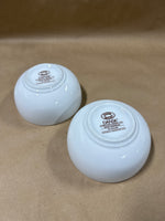 Pair Of Dansk White Bowls