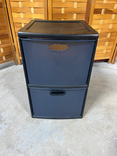 Sterilite 2 Drawer Plastic Storage