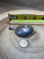 Large Sterling Shell Pendant
