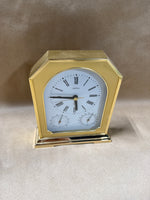 Brass Sunbeam Quartz Mantle Clock NOT TESTED