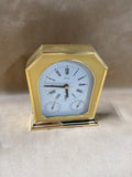 Brass Sunbeam Quartz Mantle Clock NOT TESTED