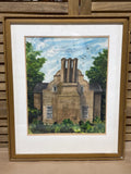 Bacon’s Castle Watercolor by Betty Miller; Signed