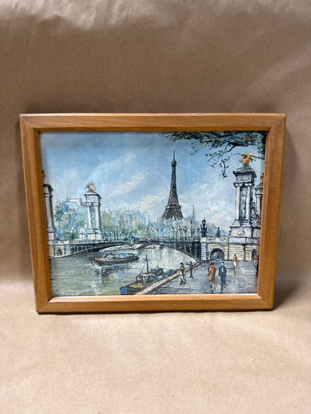 Framed Eiffel Tower Print