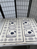 Tea Towel Lot E, 5 pc
