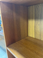 Particle Board Bookcase with Teak Veneer