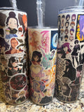 Anime Collage Tumblers (3)