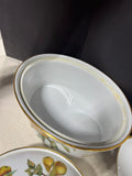 15-Piece Royal Worcester England Evesham Gold Trim Serving China Set