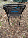 Pair of Sturdy Metal Outdoor Chairs