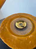 Johann Gunter Hand Carved Vintage German Pillar Candle in Box