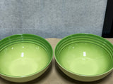 Le Creuset Vibrant Light Green 2 pc Cereal Bowls