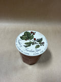 Stoneware Raspberry Preserves Jar (B)