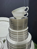 75-Piece Lenox Springdale Platinum Trim China Set