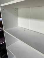 White Particle Board Bookcase