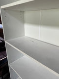 White Particle Board Bookcase