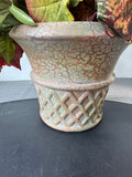 Dried & Faux Florals in Ceramic Pot